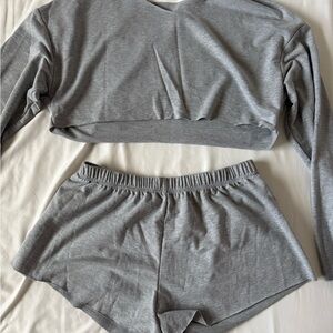 Gray Women's Lounge Set